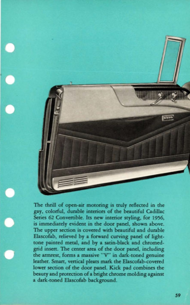 1956 Cadillac Salesmans Data Book Page 100